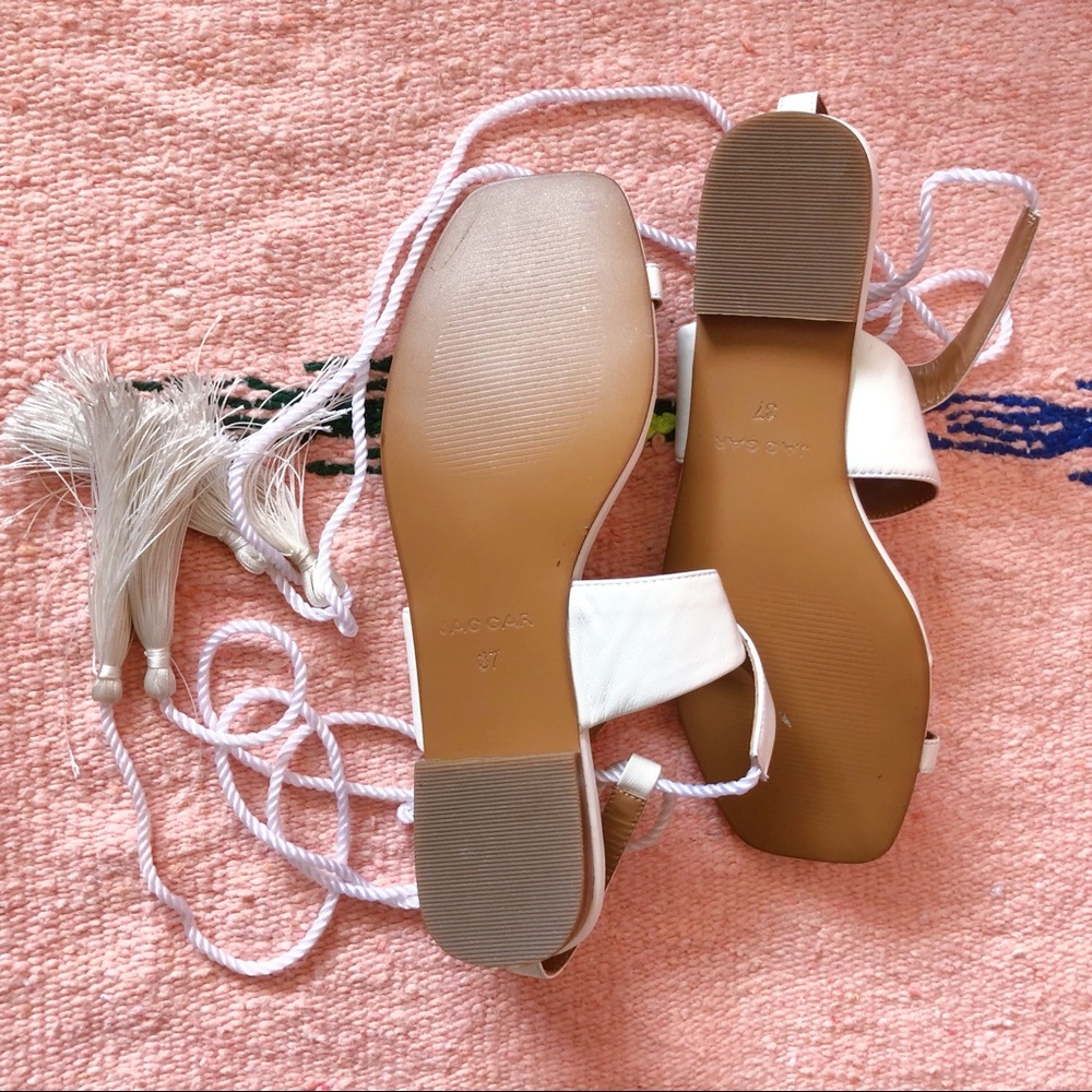 Jaggar Tassel Wrap Sandals - Picture 3 of 3